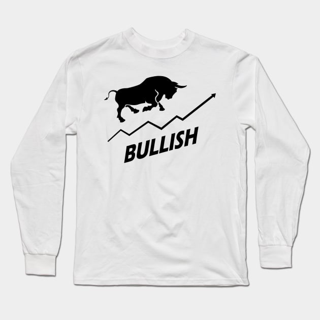 Bullish Market Long Sleeve T-Shirt by KC Happy Shop